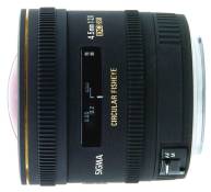 Objectif reflex Sigma DC EX HSM 4,5 mm f/2.8 Fish Eye Circulaire, Monture Nikon