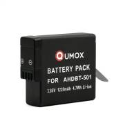 Qumox 1220mAh 3.85v AHDBT-501 batterie pour GoPro HERO 5 HERO5