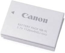 Batterie CANON NB-5L pour Ixus 800 a 990,SX200,SX210,SX220,SX230,S100,S110