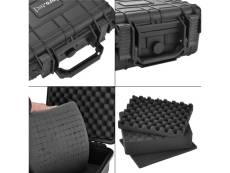 [pro.tec] valise pour appareil photo coffre pour armes coffre pour équipement photo protection ip55 27 x 24,6 x 12,4 cm polypropiléne et polyuréthane 