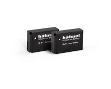 Hähnel HL-E12, 2er Batterie pour appareil photo Remplace laccu dorigine LP-E12 7.2 V 850 mAh