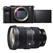 Sony appareil photo hybride alpha 7c noir + sigma 24-70 f/2.8 art fe