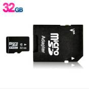 Carte microSD 32 Go + adaptateur SD
