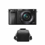 Sony SONY A6000 Black KIT SEL 16-50MM F3.5-5.6 OSS Black + camera Bag