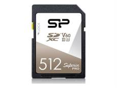 SILICON POWER Superior Pro - Carte mémoire flash - 512 Go - Video Class V60 / UHS-II U3 / Class10 - SDXC UHS-II