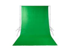 Toile de fond pour studio photo | 2,95 x 2,95 m | vert
