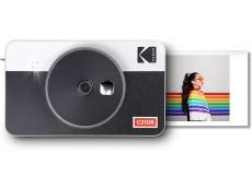 Kodak mini shot combo 2 retro c210r - appareil photo instantané (format 5,3 x 8,6 cm - 2,1 x 3,4 '', écran lcd 1,7'', bluetooth) 8 photos incluses