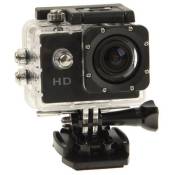 Mini Caméra Sport HD 720P Étanche 30M Écran 1.5' Photos Vidéo Angle 140° Noir + SD 8Go YONIS