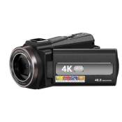 Caméscope numérique 4k Preisku, Caméra de sport numérique, 16X pour l'extérieur-Noir
