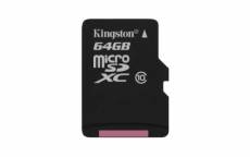 Kingston SDCX10/64GBSP Carte micro SDHC/SDXC Classe 10 UHS-I de 64Go vitesse minimum de 10MB/s carte seule