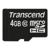 Transcend Premium - carte mémoire flash - 4 Go - microSDHC