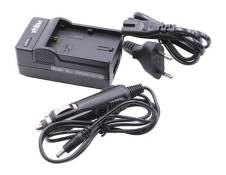 Vhbw Chargeur compatible avec Blackmagic Micro Studio Camera 4K caméra caméscope action-cam + câble de voiture + témoin de charge 8,4 V