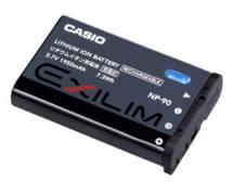 Casio batterie NP 90 pour Casio Exilim EX-H10