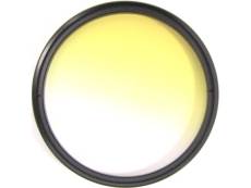 Bematik - filtre de photographie couleur jaune graduel pour objectif 72 mm