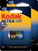 KODAK - Pile - Ultra Lithium - CR17345 / 123LA - lot de 2