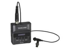 TASCAM DR-10L Enregistreur audionumérique avec micro cravate - Couleur Noir
