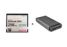 SanDisk Carte CFast 2.0 Extreme Pro - 256Gb + Professional Pro-Reader CFast bundle
