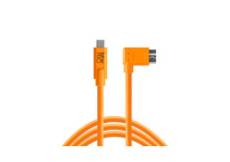 Tether Tools TetherPro USB-C vers USB Micro-B angle droit 4,60m orange