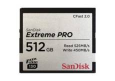Sandisk Extreme Pro CFast 2.0 512 Go carte mémoire VPG 130, 525MB/s