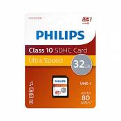 Carte SDHC Philips 32 Go Classe 10 UHS-I U1