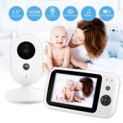 Sans fil 2,4 GHz Baby Monitor LCD couleur numérique Night Vision Camera Audio Vidéo wedazano182