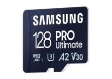 Carte mémoire microSDXC Samsung Pro Ultimate 128 Go Bleu