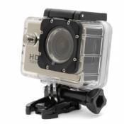 Camera Embarquée Sport LCD Caisson Étanche Waterproof 12 Mp Full HD 1080P Or + SD 4Go YONIS