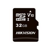 Carte mémoire micro SD Hikvision HS-TF-C1 32 Go Classe 10 avec adaptateur Noir et blanc