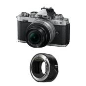 Nikon appareil photo hybride z fc + z 16-50 silver + adaptateur ftz II