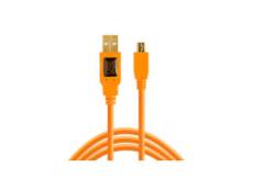 Tether Tools TetherPro USB 2.0 vers USB Mini-B 5 broches 4,6 m orange