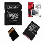 Carte Mémoire Micro SD 128 Go classe 10 Pour BLACKBERRY - CROSSCALL - HTC - HUAWEI - MOTOROLA - SAMSUNG - SFR - SONY - WIKO - XIAOMI