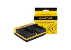 Patona Chargeur double batterie pour Fujifilm NP-W126