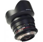 Objectif reflex vidéo Samyang VDSLR II 14mm T3,1 Noir pour Canon EF