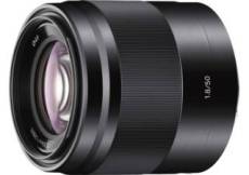 SONY E 50 mm f/1.8 OSS noir monture Sony E objectif photo hybride