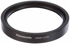 Panasonic Lumix DMW-LC55E Convertisseur macro (diamètre 55mm) pour Lumix FZ300, FZ82 - Noir