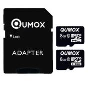 2pcs Qumox carte mémoire micro sd sdhc 8Go 8G 8GB classe 10 TF