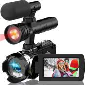 Caméscope Vidéo 4K UHD 48 MP IR Version Nuit noir