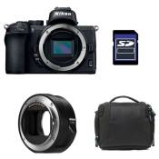 Nikon appareil photo hybride z50 nu + sac + carte sd 8 go + adaptateur ftz II