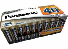 Pack de 40 piles Panasonic LR6 AA