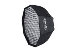 Godox softbox octogonale parapluie monture Bowens 95 cm avec grille