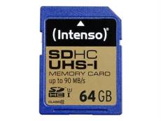 Intenso - Carte mémoire flash - 64 Go - UHS Class 1 / Class10 - SDXC UHS-I