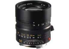 Leica SUMMILUX-M 50 mm f/1.4 ASPH anodisé noir objectif photo