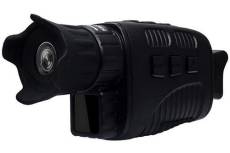 Chronus dispositif de vision nocturne numérique à un seul tube, vidéo/photographie/vision nocturne/télescope extérieur portable（noir）