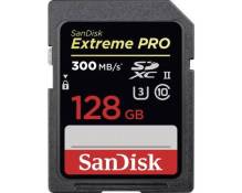 SanDisk Extreme Pro - Carte mémoire flash - 128 Go - UHS-II U3 / Class10 - 1733x/2000x - SDXC UHS-II