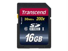 Transcend - carte mémoire flash - 16 Go - SDHC