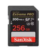 Carte mémoire SD SanDisk Extreme Pro SDXC UHS-I U3 Class10 256 Go