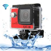 (#33) SJCAM SJ4000 WiFi Full HD 1080P 12MP Diving Bicycle Action Camera 30m Waterproof Car DVR Sports DV with Waterproof Case(Red)