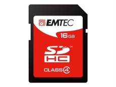 EMTEC Jumbo Super - Carte mémoire flash - 16 Go - Class 4 - SDHC