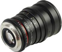 Objectif reflex vidéo Samyang VDSLR II 35mm T1,5 Noir pour Canon EF