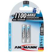 ANSMANN Micro - Batterie 2 x AAA - NiMH - (rechargeables) - 1100 mAh
